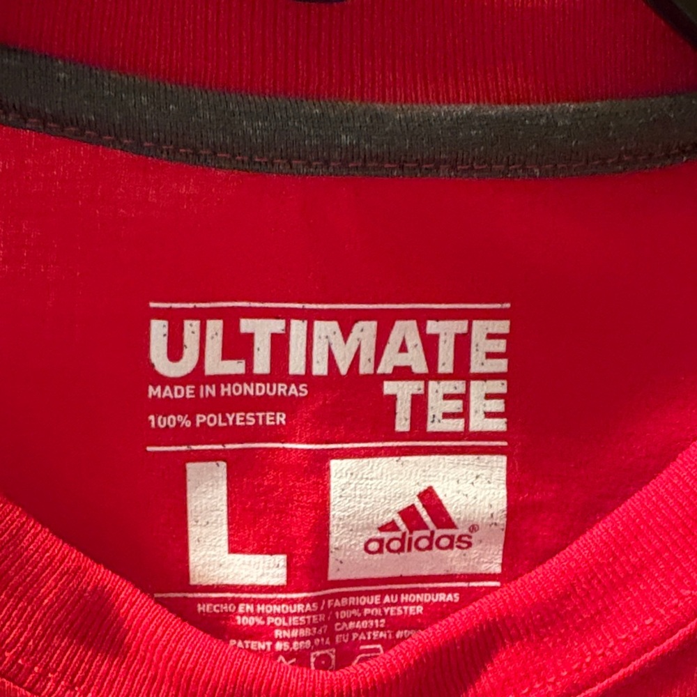 Adidas Men's Scarlet Short Sleeve Tee - Picture 2 of 3